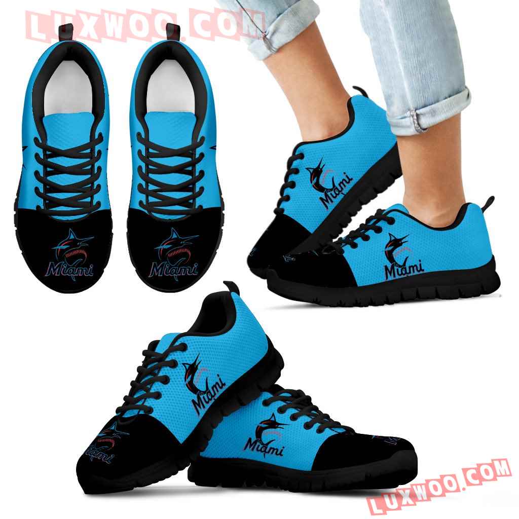 New Two Colors Aparted miami Marlins Sneakers